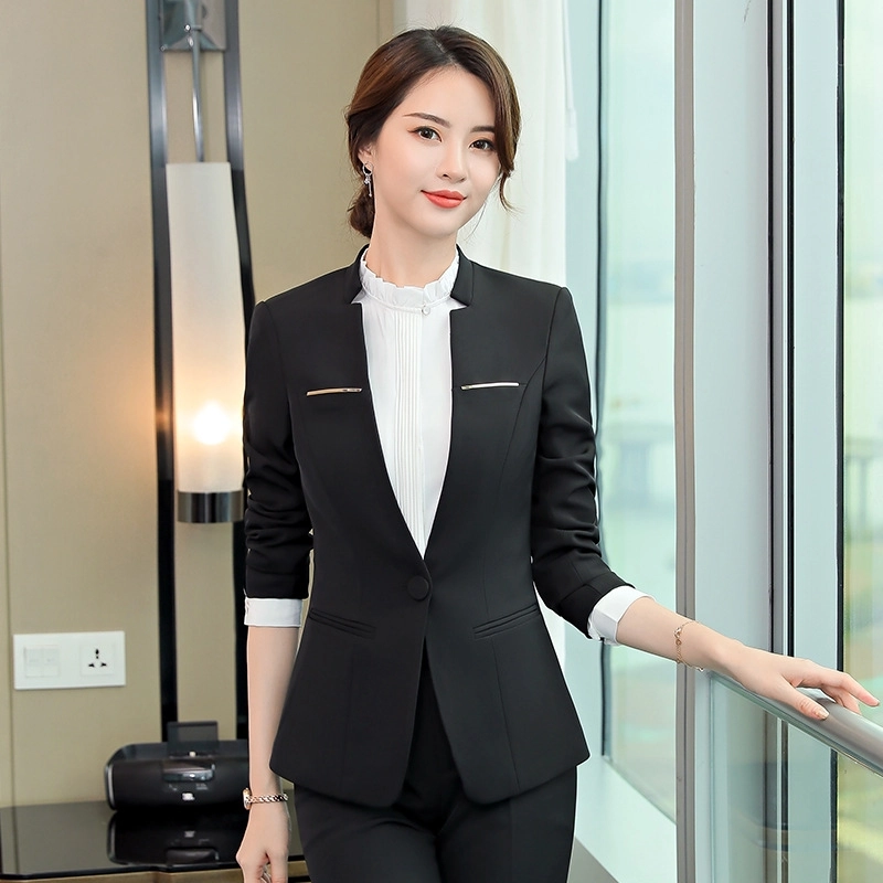 2025 red color wedding  business office lady  women work suit female  pant suit  work wear
