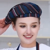 high quality Europe restaurant pub unisex waiter beret hat waitress cap Color color 1