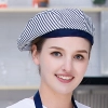 high quality Europe restaurant pub unisex waiter beret hat waitress cap Color color 2