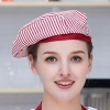 high quality Europe restaurant pub unisex waiter beret hat waitress cap