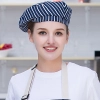 high quality Europe restaurant pub unisex waiter beret hat waitress cap