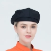 high quality Europe restaurant pub unisex waiter beret hat waitress cap Color color 19