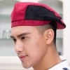 high quality summer breathable mesh unisex waiter beret hat waitress cap chef cap hat Color color 18