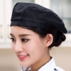 high quality summer breathable mesh unisex waiter beret hat waitress cap chef cap hat Color 26