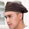 high quality summer breathable mesh unisex waiter beret hat waitress cap chef cap hat Color 36