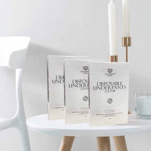 high quaity restaurant unisex comfortable women men disposable panties underwear 5pcs/box