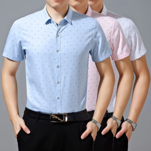 mercerized cotton fabrics short sleeve boss shirt