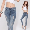 Korea high waist comfortable denim women jeans