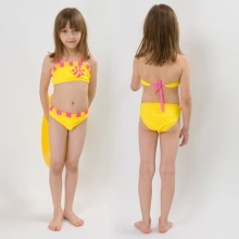 lovely heart embed girl tankini  two-piece swimwear