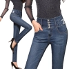 Korea high waist elastic women jeans Official Authentic High Cost-Performance