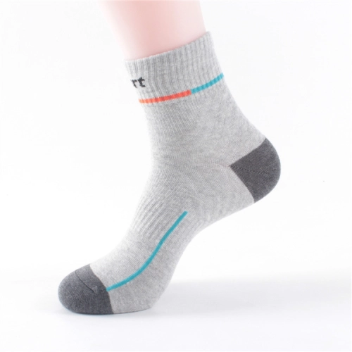 elastic knitting sports style cotton men socks