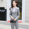Korea women suit office lady pant suits Color Light Gray