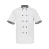 new design black hem collar cook chef coat cook uniform