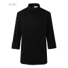 top quality Europe design chef uniform coat Color Black