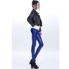 sexy low waist PU leather young girls legging pant Color spphire
