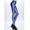 sexy low waist PU leather young girls legging pant Color blue