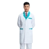 fashion design new doctor men and women nurse hospital workwear uniform Color men white ( green collar )
