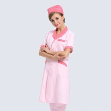summer pink beatuty care medical nurse coat