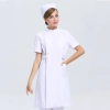 new arrival hospital medical nurse coat short sleeve Color short sleeve milk white