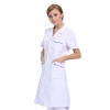 new arrival hospital notch lapel doctor coat nurse uniforms Color women short sleeve navy hem