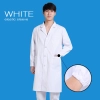 new arrival hospital notch lapel doctor coat nurse uniforms Color men long sleeve white(elastic sleeve)