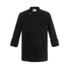 hote sale,autumn long sleeve large size Europe kitchen chef cook uniform coat Color long sleeve black chef coat