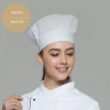 high quality fashion design toque chef hat Color mesh fabric white