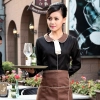 Peter Pan collar men & women shirt,Professional waiter uniform