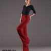 new woolen warm winter women's wide leg trousers flare pant