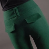 new woolen warm winter women's wide leg trousers flare pant