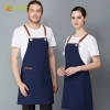 fashion patchwork halter long design housekeeping chef apron waiter apron