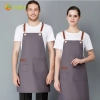 fashion patchwork halter long design housekeeping chef apron waiter apron