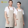 fashion patchwork halter long design housekeeping chef apron waiter apron