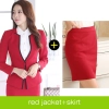 good quality women work suit office style one button skirt suits pant suits