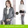 good quality women work suit office style one button skirt suits pant suits