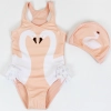 cute swan fashion Russia girl bikini swimwear wholesale