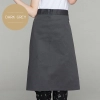 classic half length high quality chef aprons Color Dark Grey