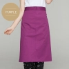 classic half length high quality chef aprons Color purple