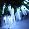 hotel restaurant solar light string LED strip courtyard decoration colored lights Christmas garden decoration tube lights