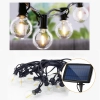 water proof outdoor solar led lamp string G40 5w 50 lamps