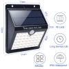 wall mounted solar panel led light solar sensor wall light