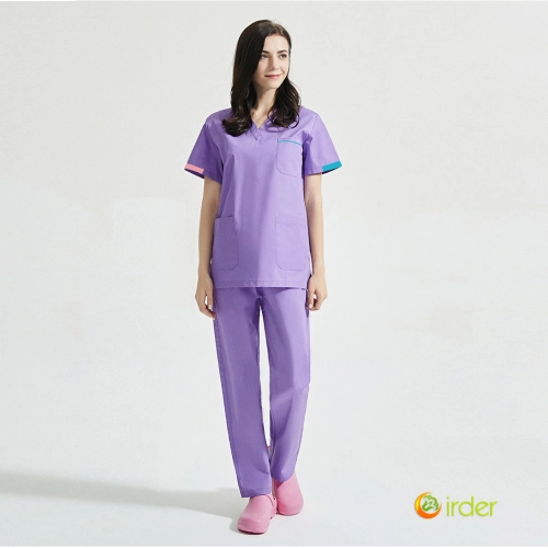 2025 Europe medical care beauty salon  nurse scrubs suits jacket pant work uniform