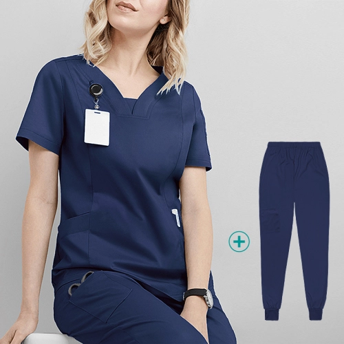 2025 hot sale stomatological hospital nurse scrub uniform suits long sleeve good fabric