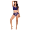 flamingo shorts wrap navy bra top bikini women swimwear two-piece swimsuit