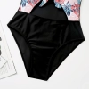 fashion hot plant printing short lady bikini young girl swimwear two-piece swimsuit 2516