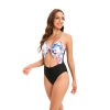 fashion hot plant printing short lady bikini young girl swimwear two-piece swimsuit 2516