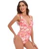 new design fashion flower print lady bikini  swimwear for women one-piece swimsuit MX2513