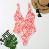 new design fashion flower print lady bikini  swimwear for women one-piece swimsuit MX2513