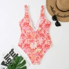 new design fashion flower print lady bikini  swimwear for women one-piece swimsuit MX2513