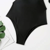 English fashion suspender black color women lady bikini  swimwear for women one-piece swimsuit MX2513